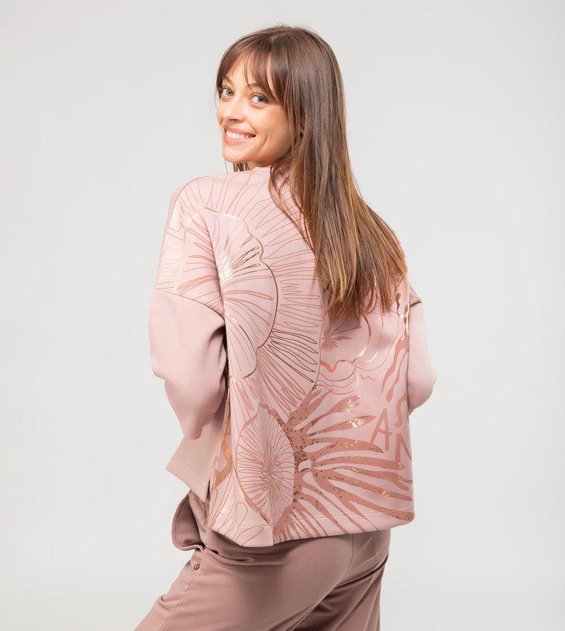 Anekke Beige Logo Sweatshirt