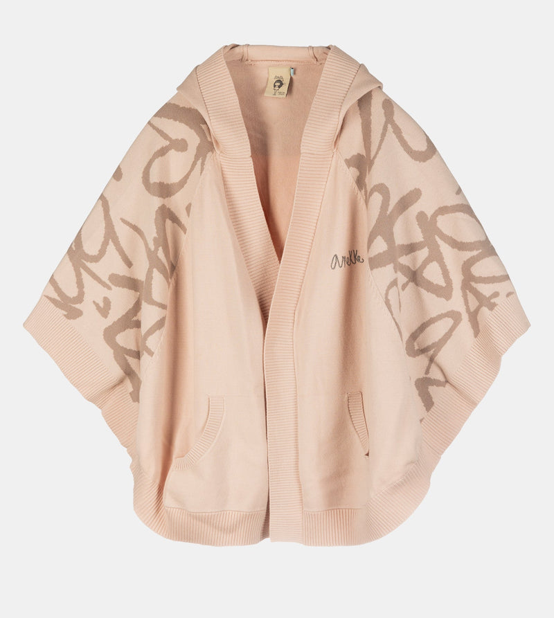 Anekke Beige Poncho-style Jacket