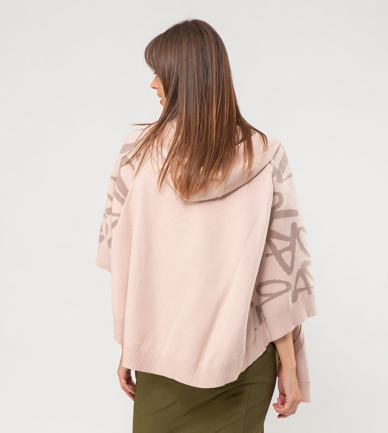 Anekke Beige Poncho-style Jacket