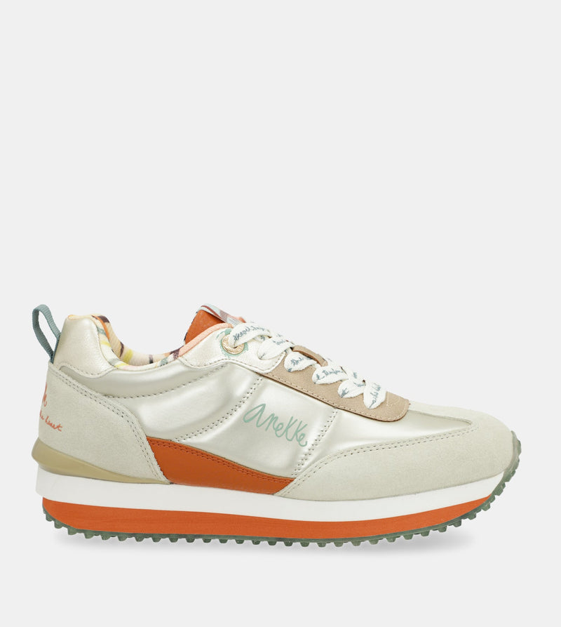 Anekke Beige Smart Sneakers