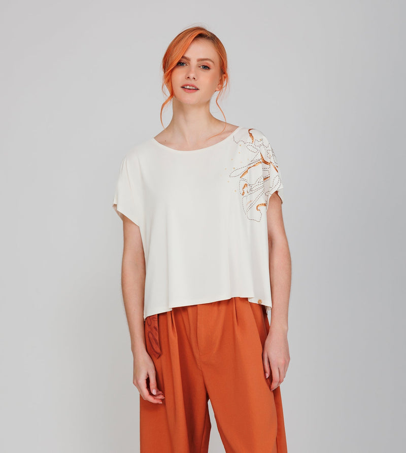 Anekke Beige T-shirt Anekke