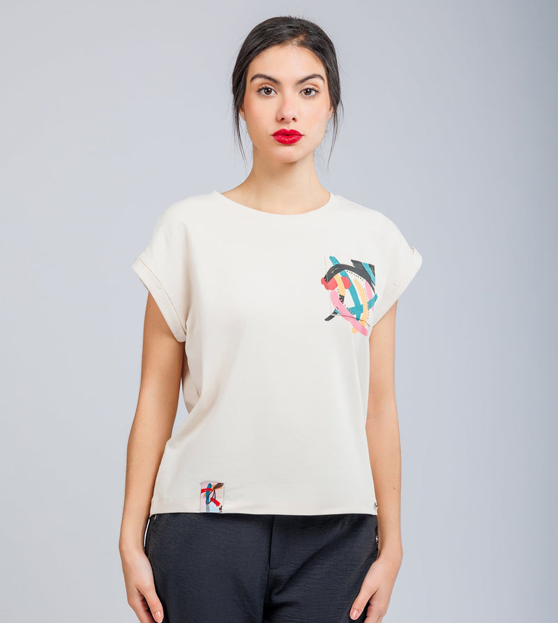 Anekke Beige T-shirt Smart