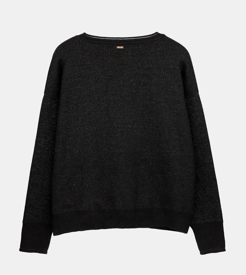 Anekke Black Contemporary Sweater