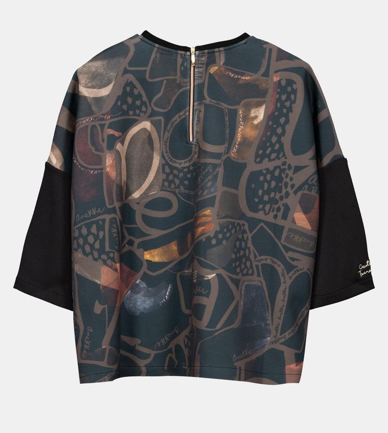 Anekke Black Logo Sweatshirt