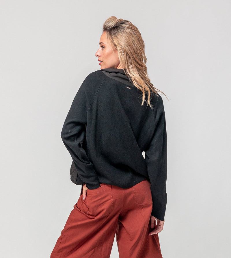 Anekke Black Quilted Jacket