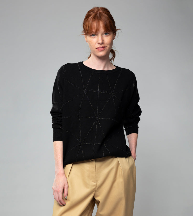 Anekke Black Shōen Sweater
