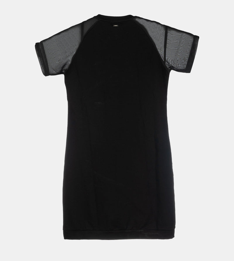 Anekke Black Short-sleeve Dress