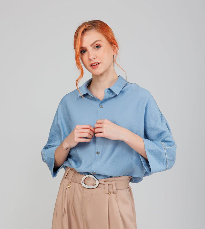 Anekke Blue shirt