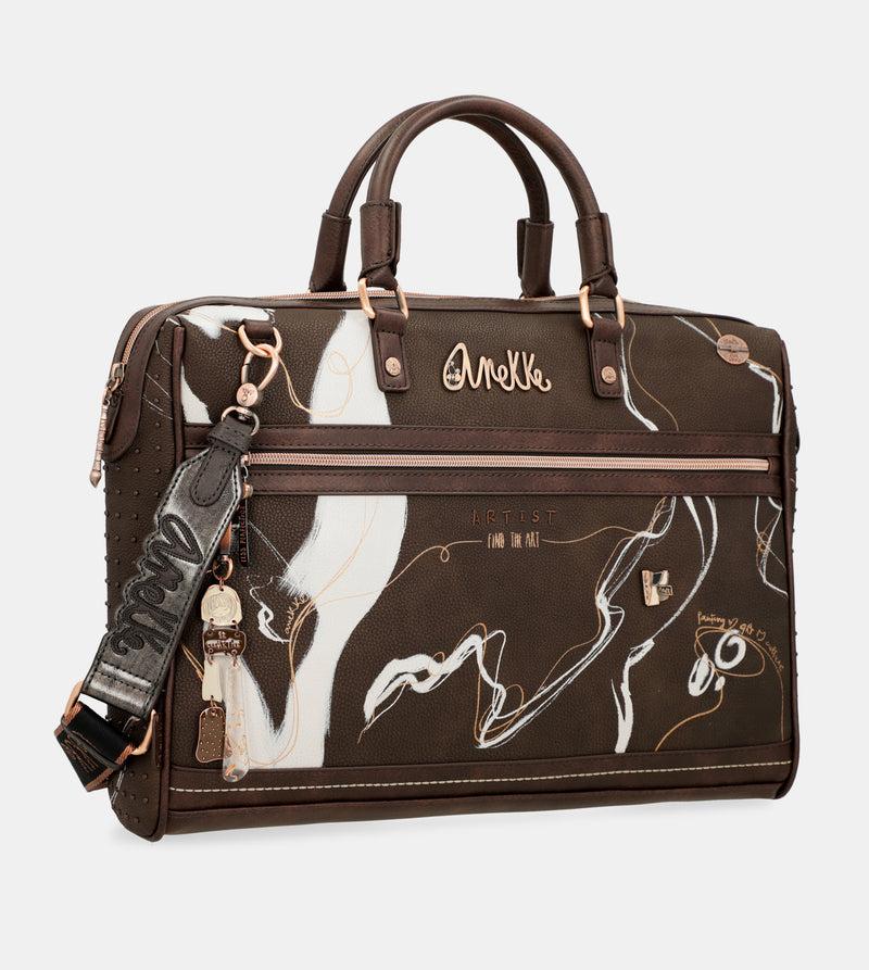 Anekke Brown Briefcase Nature Shodō