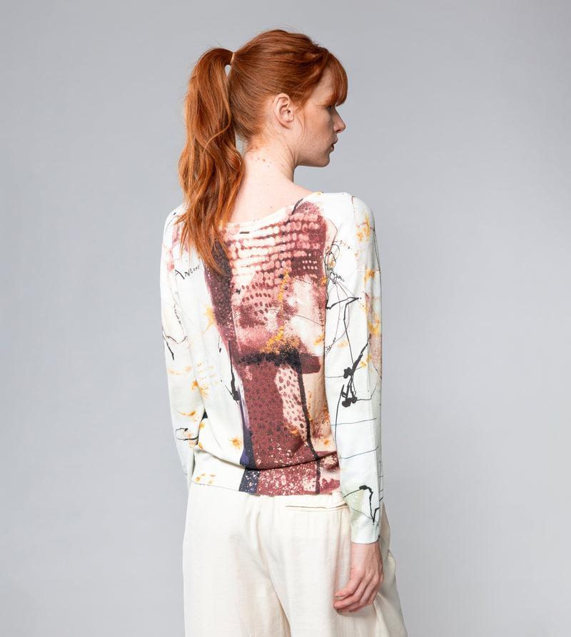 Anekke Brush Patterned Sweater