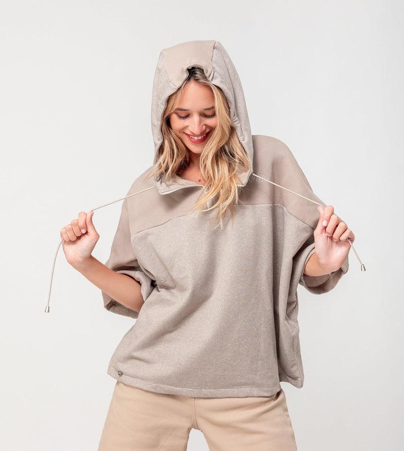 Anekke Cape-style sweatshirt