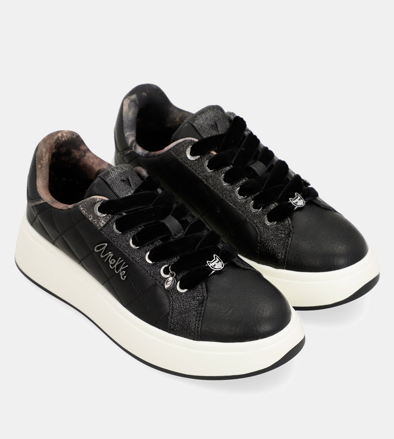 Anekke Casual Black Sneakers
