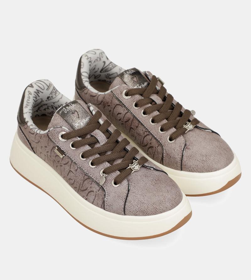Anekke Casual Ecru Sneakers