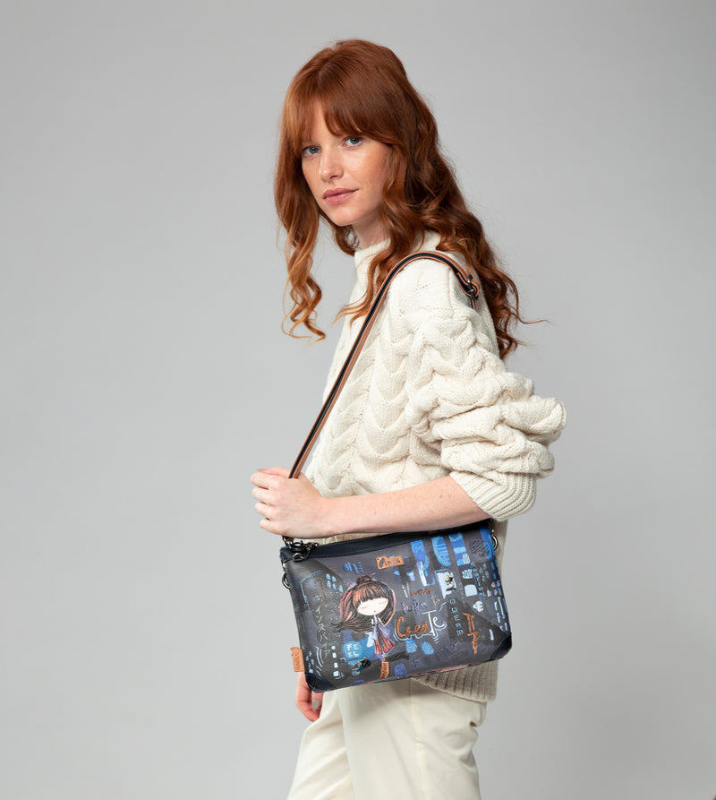 Anekke Contemporary 2 Compartment Shoulder Bag