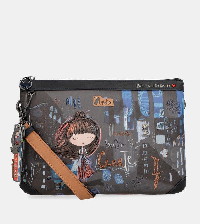 Anekke Contemporary 2 Compartment Shoulder Bag