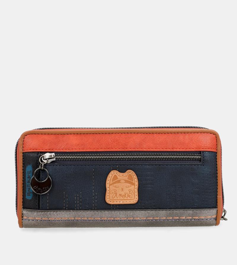 Anekke Contemporary Large Embossed RFID Wallet