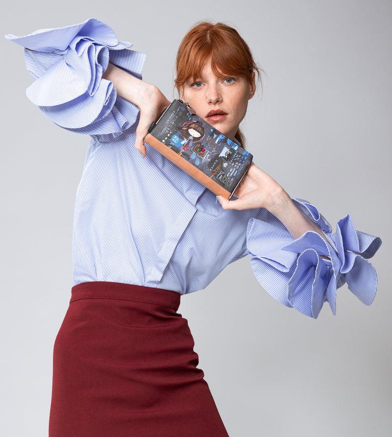 Anekke Contemporary Large Flexible RFID Wallet