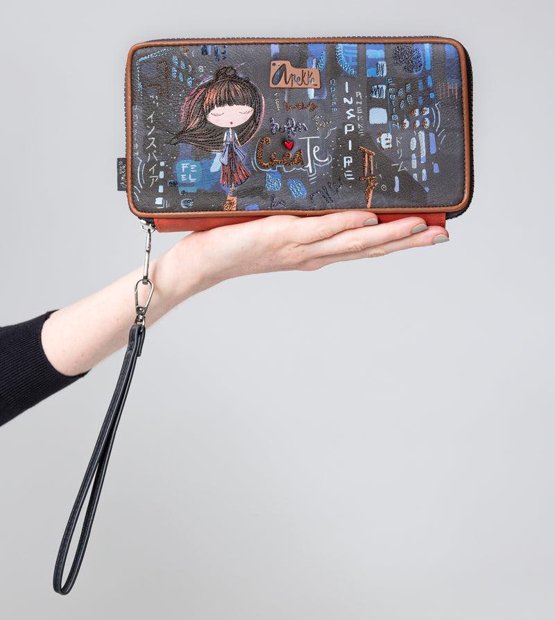 Anekke Contemporary RFID Passport Wallet