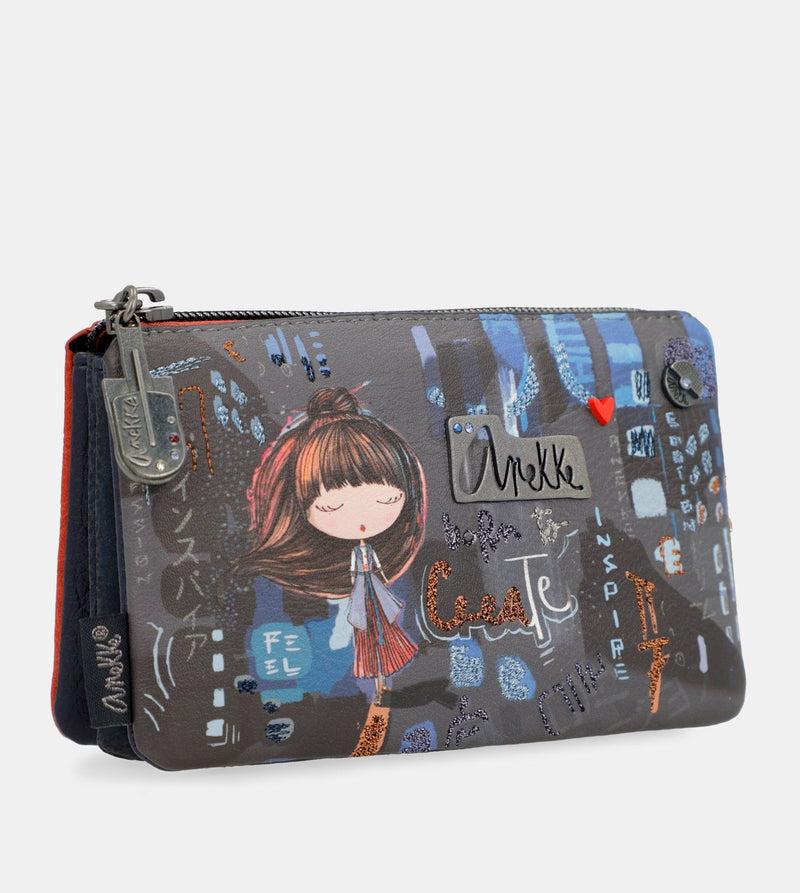 Anekke Contemporary Triple Compartment Wallet