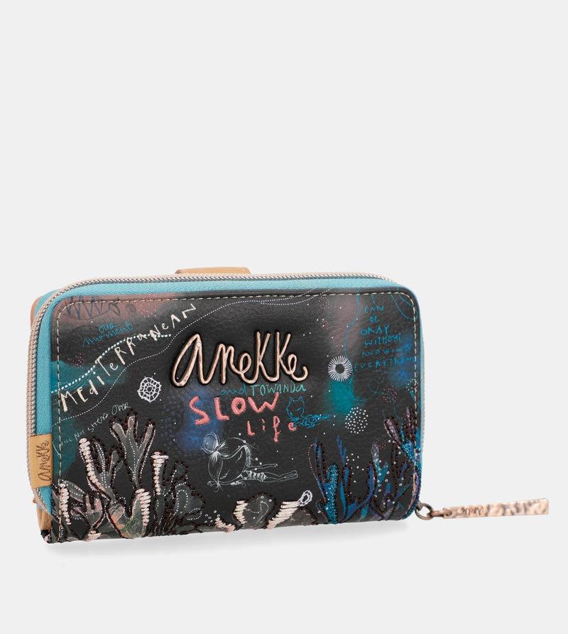 Anekke Coral black coin purse wallet