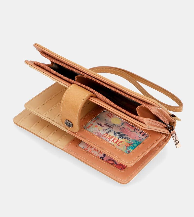 Anekke Coral Black Large Wallet