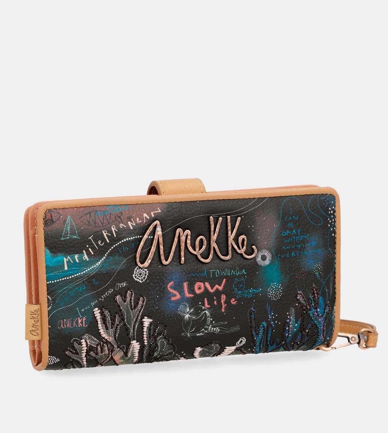 Anekke Coral black Large wallet