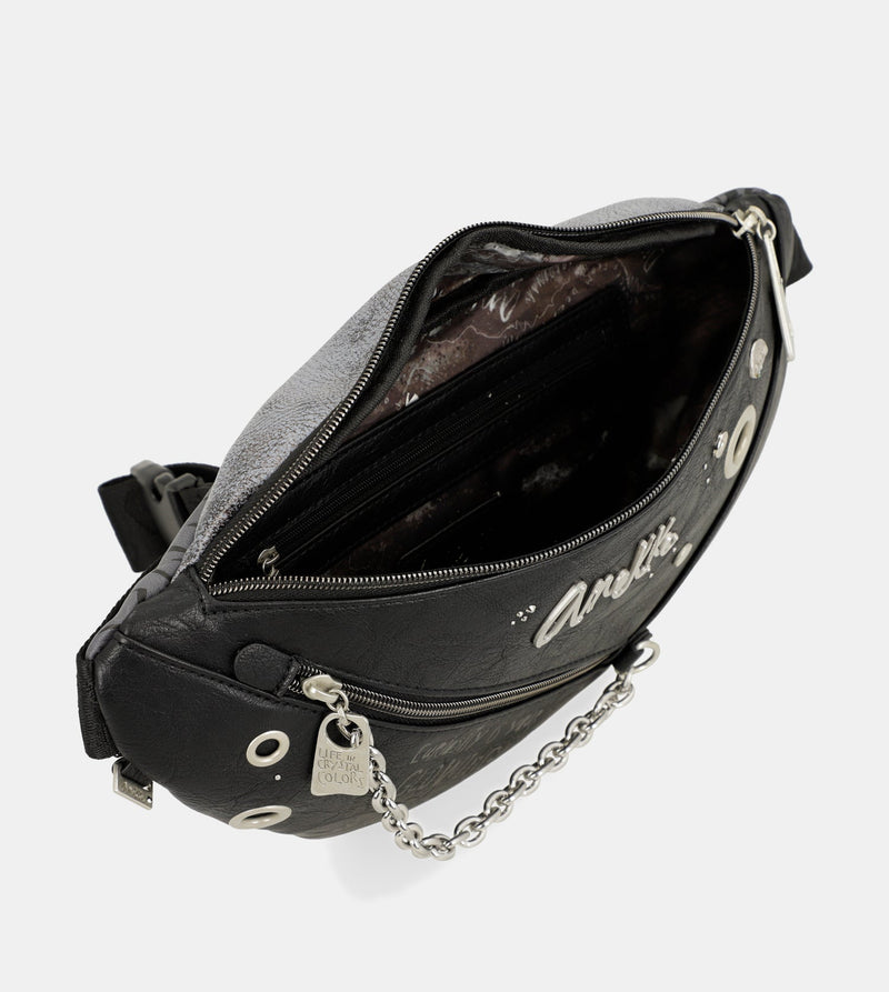 Anekke Crust Black Fanny Pack