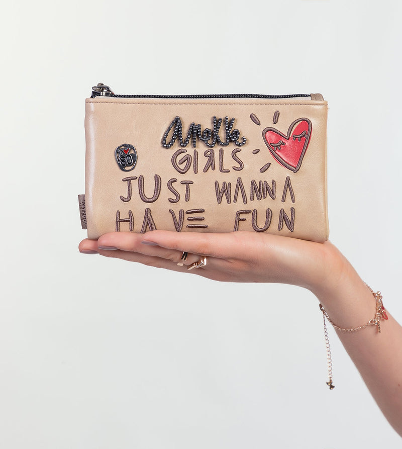 Anekke Energy Beige Large Wallet