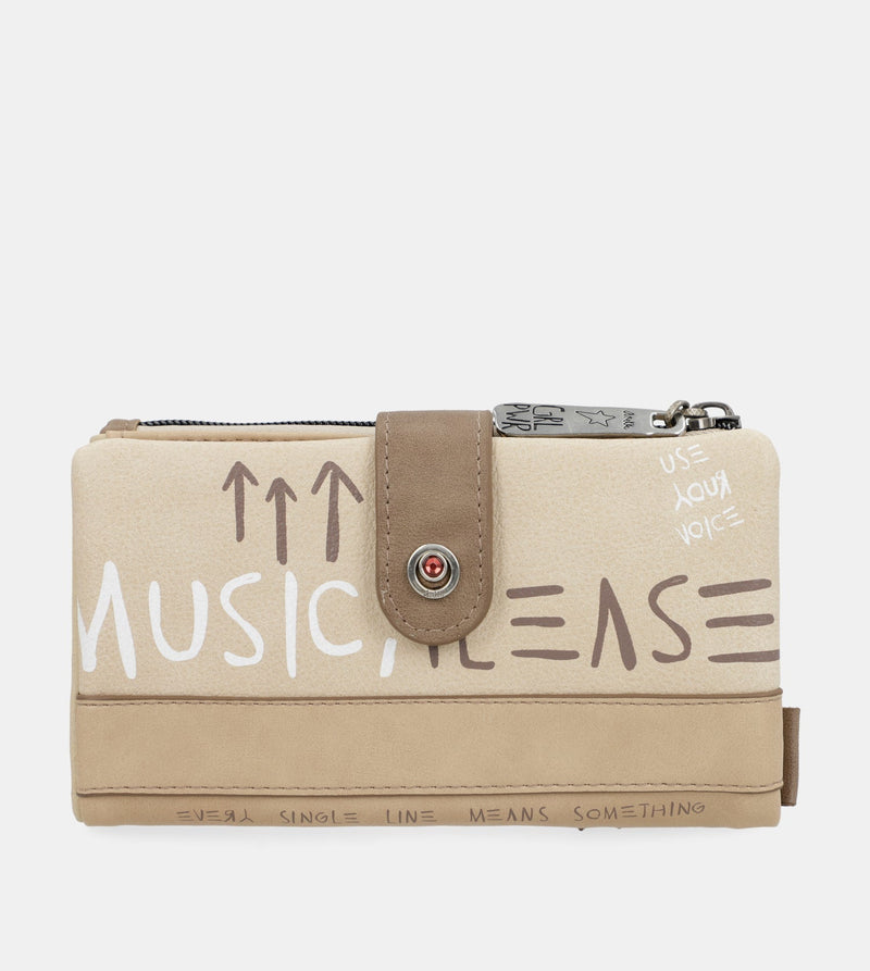 Anekke Energy Beige Large Wallet