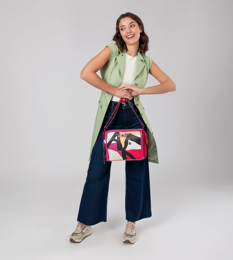 Anekke Fashion Rectangular Crossbody Bag