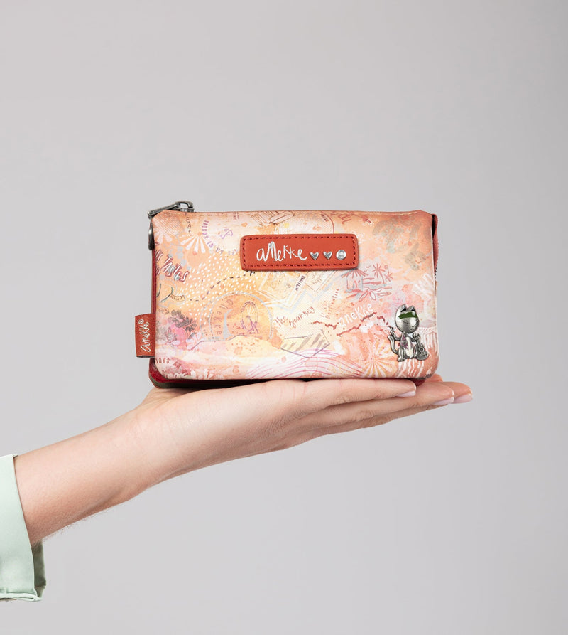 Anekke Flowers 3-compartment Coin Purse