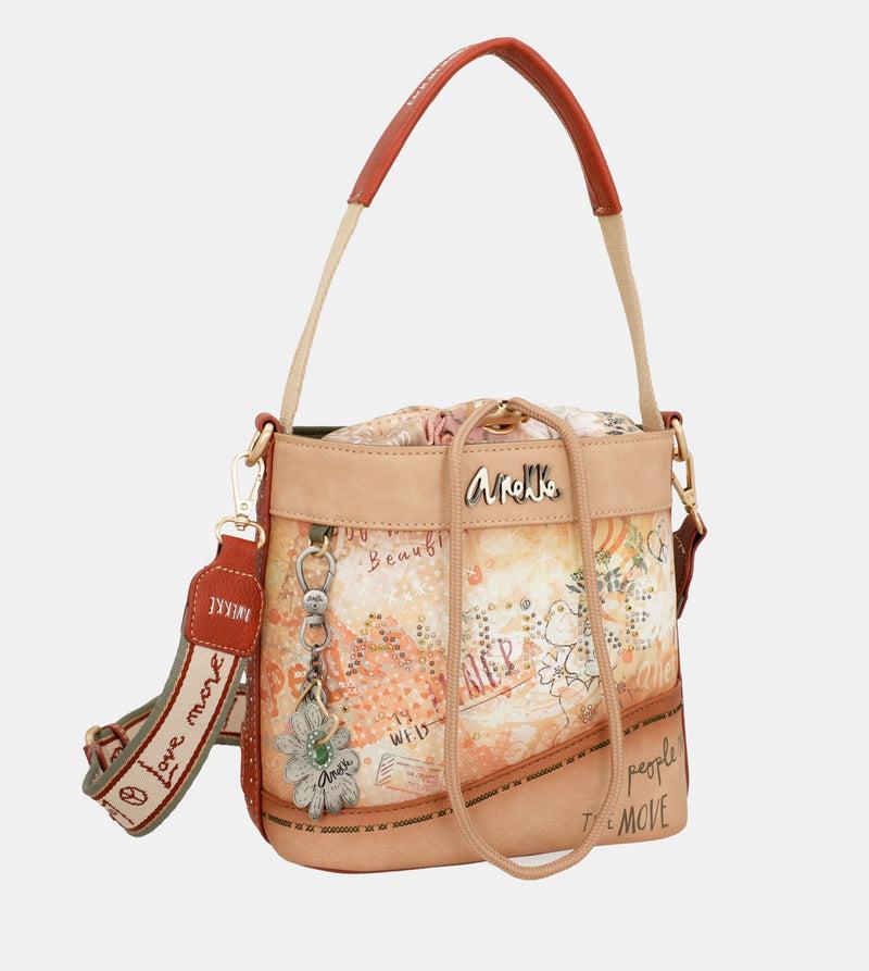 Anekke Flowers crossbody bag with rope closure