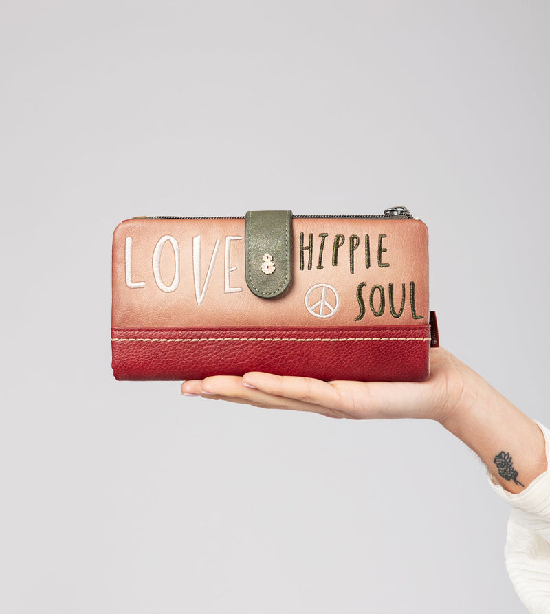 Anekke Flowers Flexible Large RFID Wallet