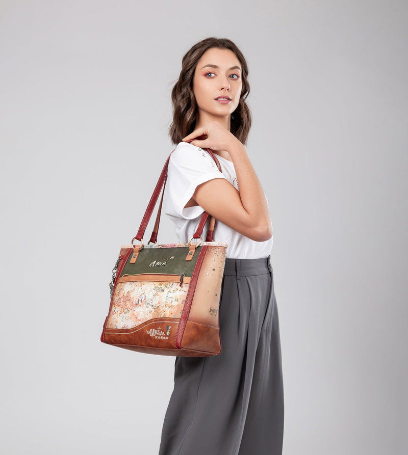 Anekke Flowers large shoulder bag