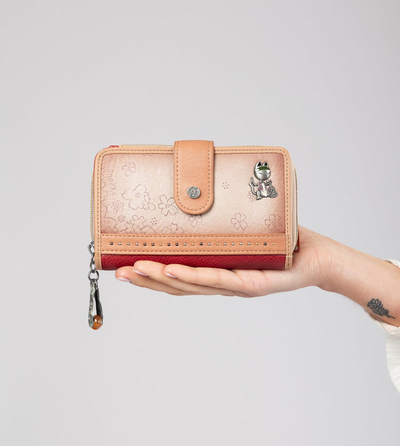 Anekke Flowers Medium RFID Wallet