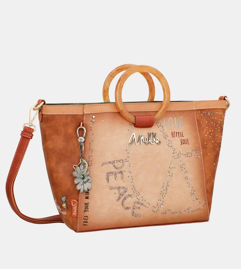 Anekke Flowers round handles crossbody bag