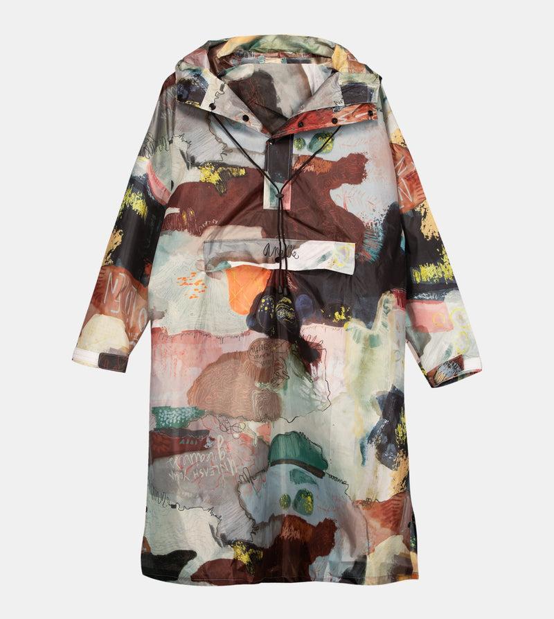 Anekke Foldable Green Rain Jacket