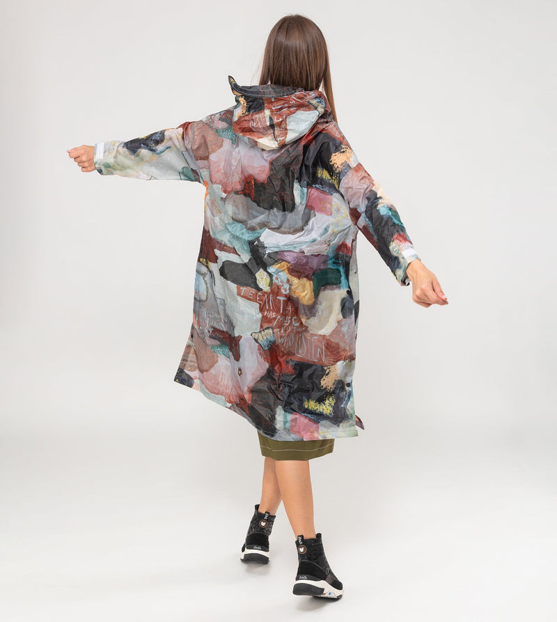 Anekke Foldable Green Rain Jacket