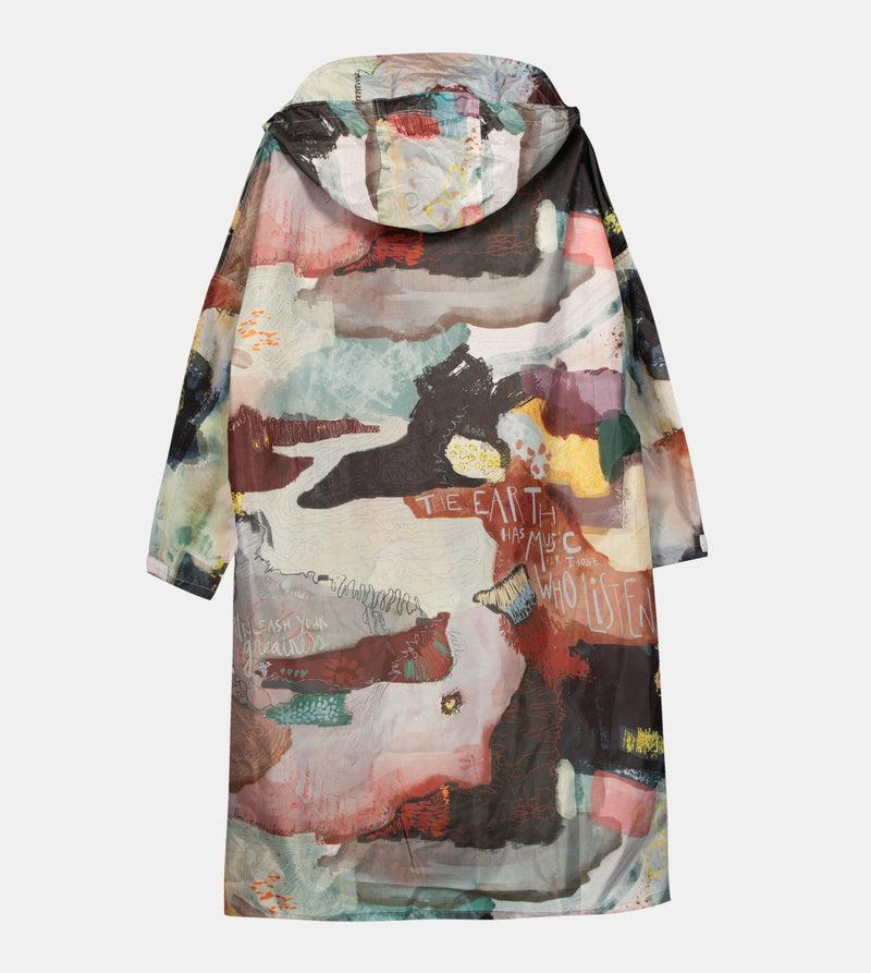 Anekke Foldable Green Rain Jacket