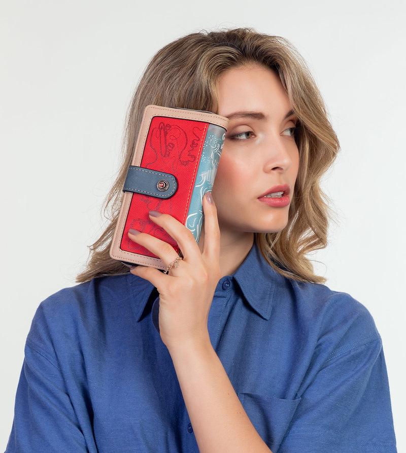 Anekke Fun & Music Large Printed Wallet