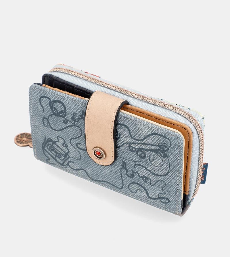 Anekke Fun & Music Large Printed Wallet Anekke