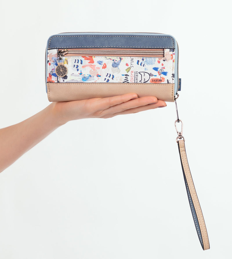 Anekke Fun & Music Zippered Wallet