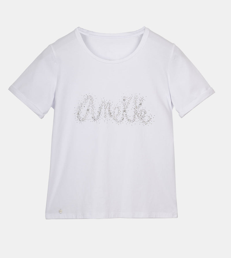 Anekke Glitter White T-shirt