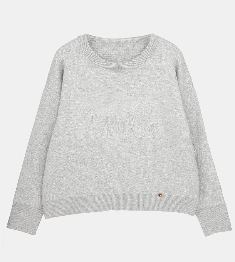 Anekke Gray Contemporary Sweater