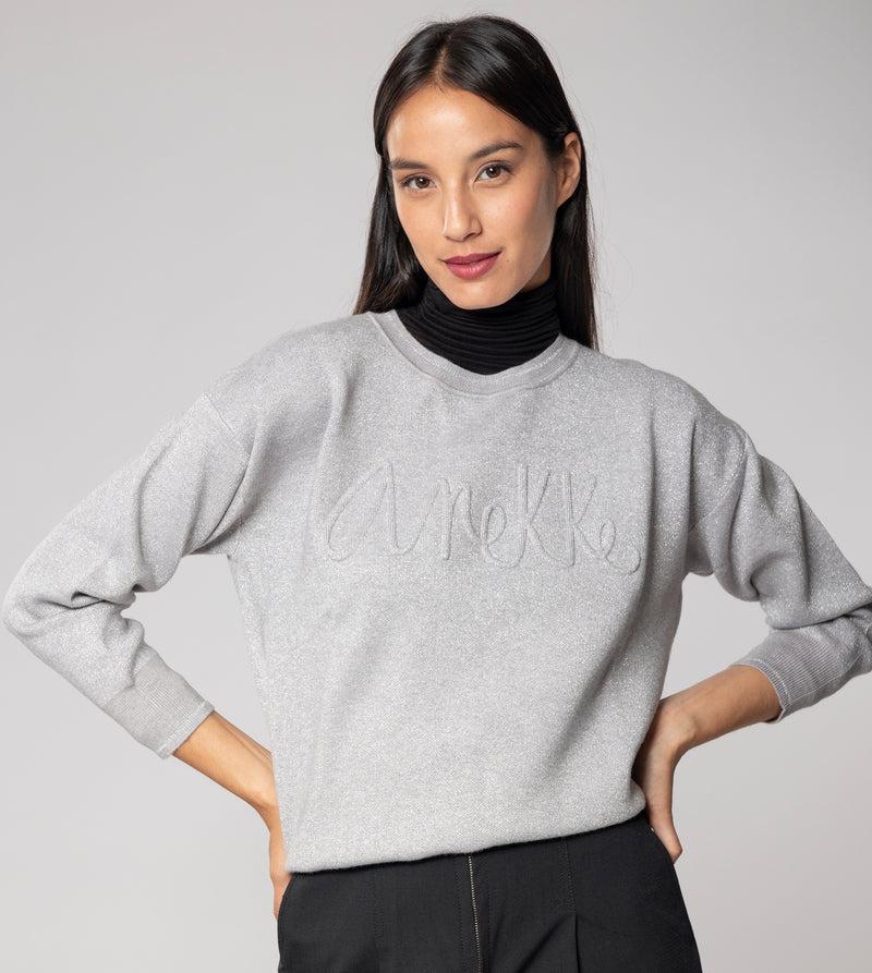 Anekke Gray Contemporary Sweater
