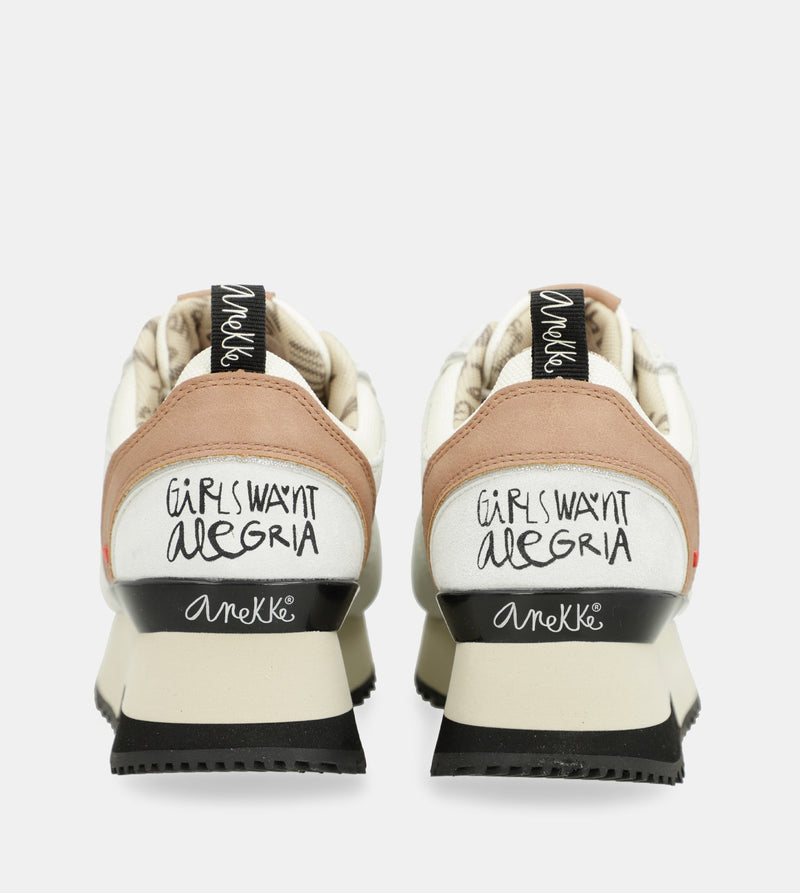 Anekke Gray Platform Sneakers