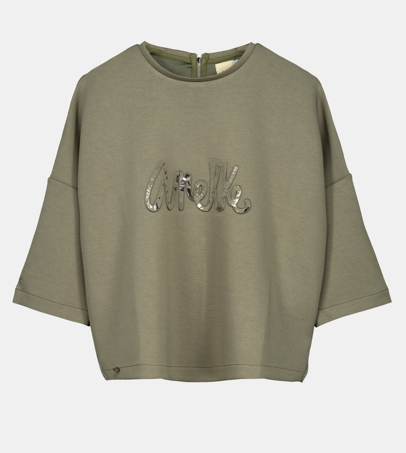 Anekke Green Logo Sweatshirt
