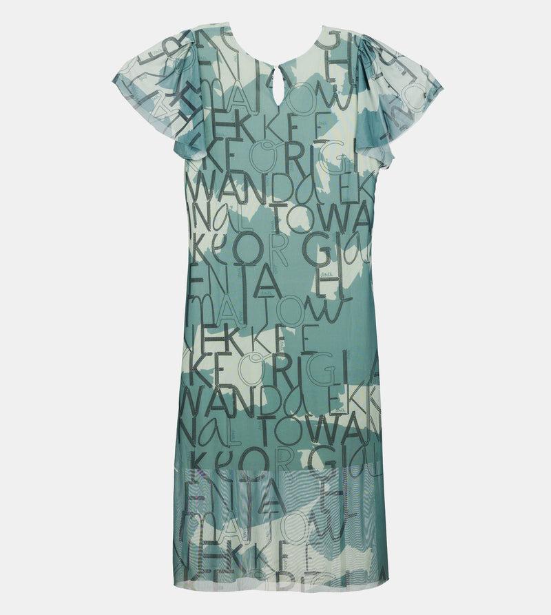 Anekke Green Short-sleeve Dress