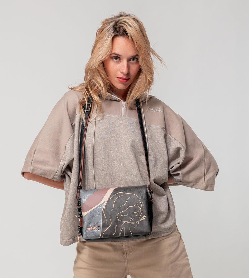 Anekke Heartbeat Crossbody Bag With Flap