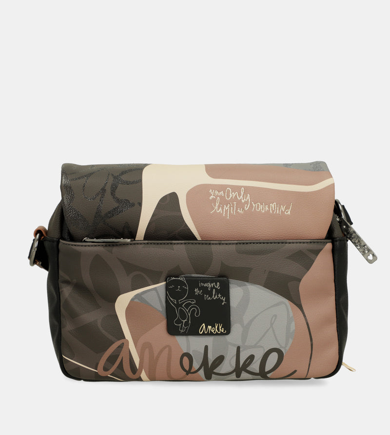 Anekke Heartbeat Crossbody Bag With Flap